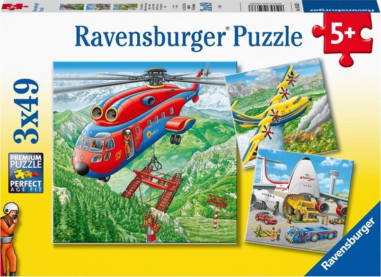 Ravensburger puzzel Vliegtuigen