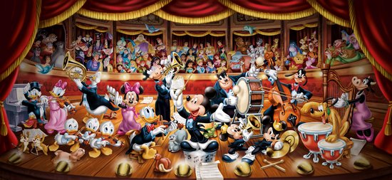 Clementoni Legpuzzel - High Quality Collectie puzzel - Disney orchestra - 