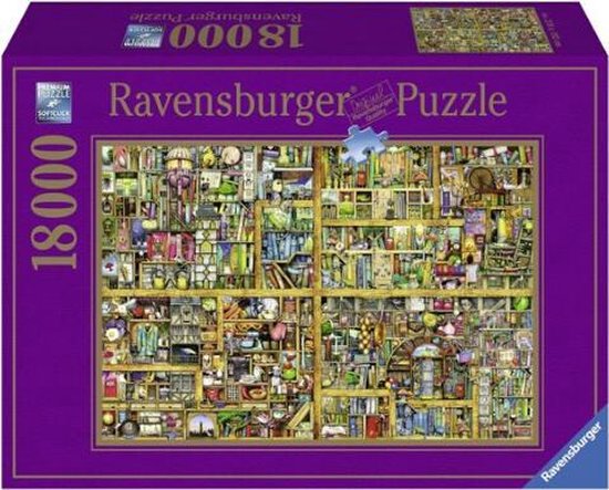 Ravensburger puzzel - Colin Thompson Magical bookcase - 18000 stukjes